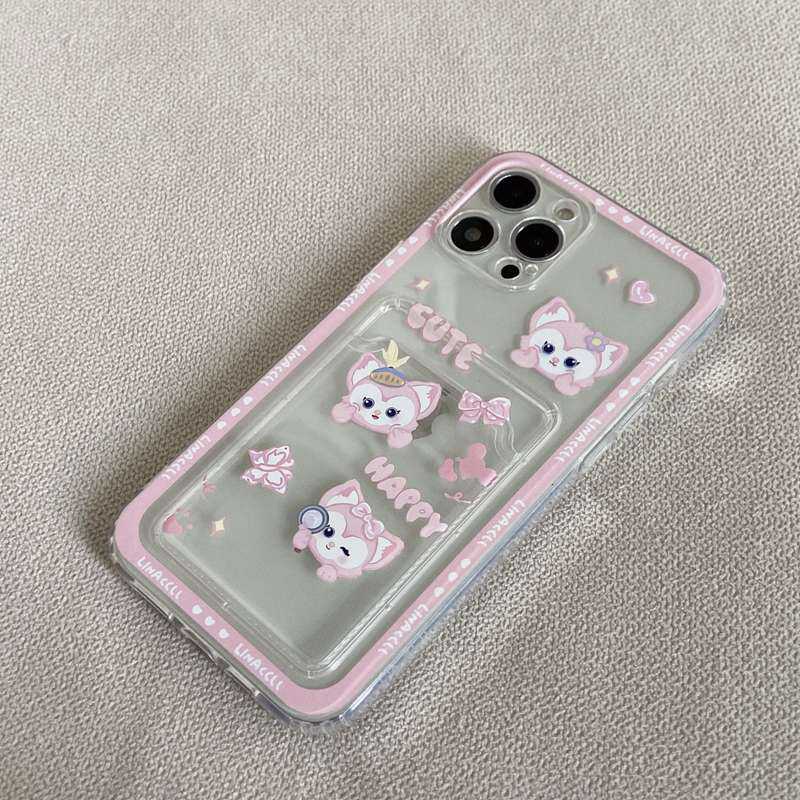 Lovely Lena Belle Card Bag Soft Case iPhone 6 6S 7 8 + Plus X XR XS Max 11 12 Pro Max SE 2020 Casing Xiaomi Redmi 9A 9C 9T