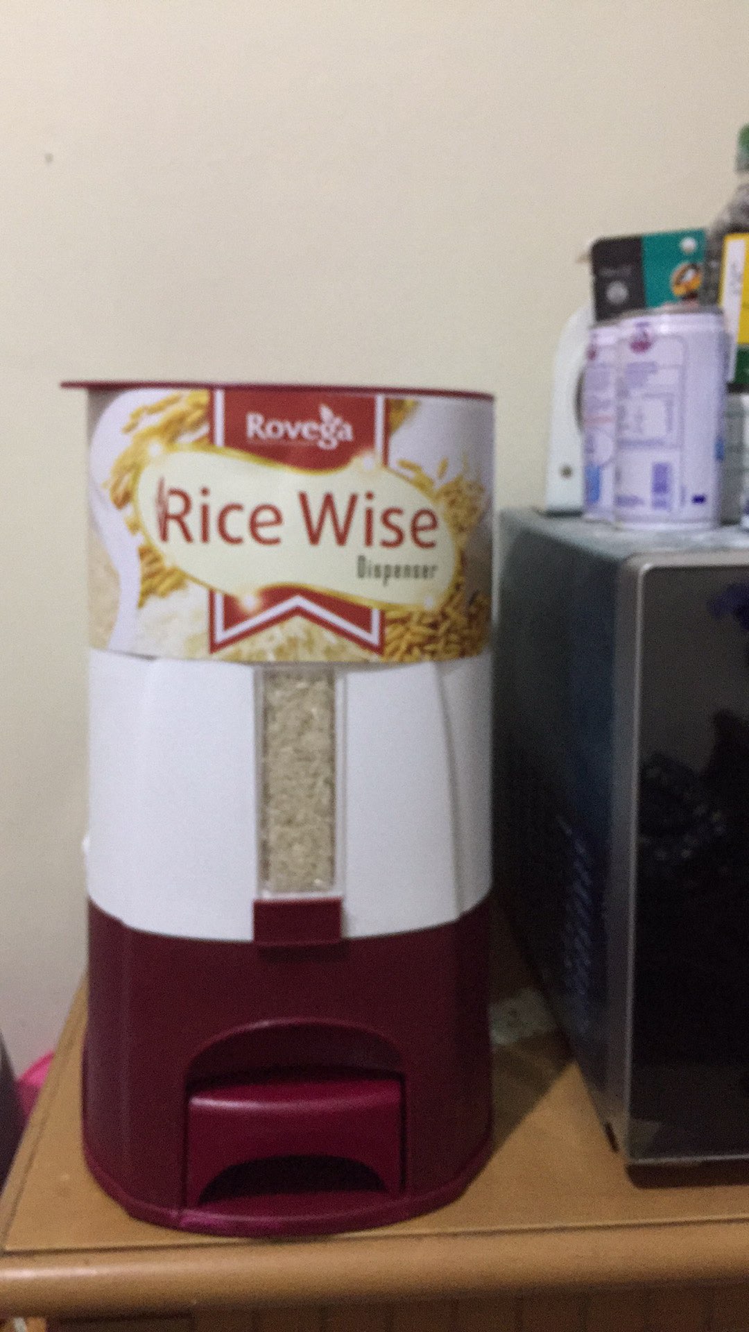 Tempat Beras Rovega Rice Wise Dispenser 5 Kg Rcb-05