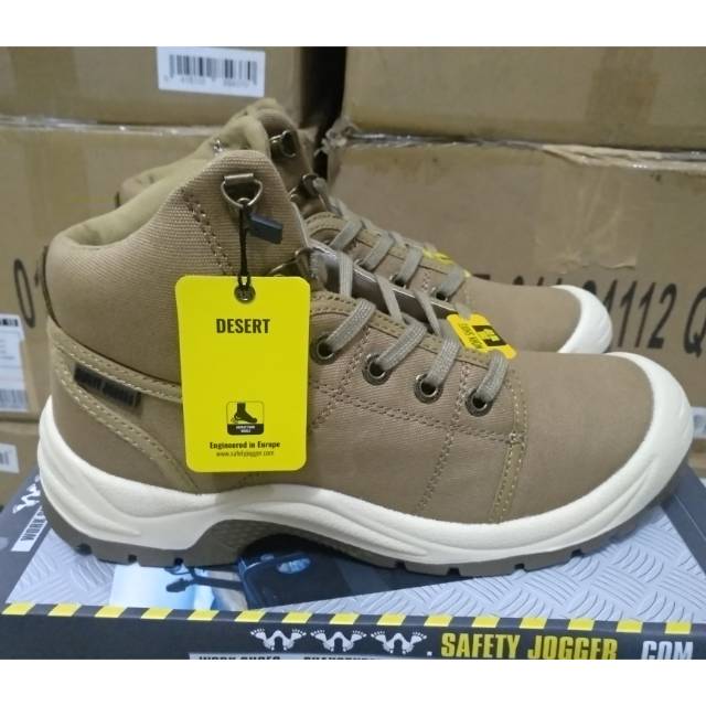 Sepatu Safety JOGGER DESERT CREAM (coklat)