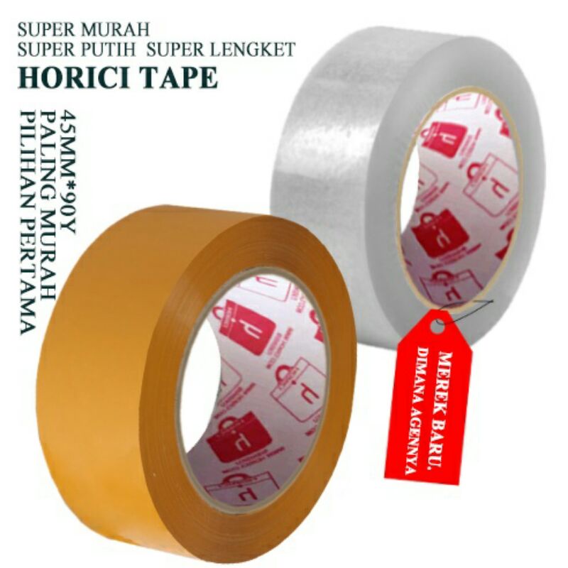 

Lakban bening dan coklay 45mm x 90 yard