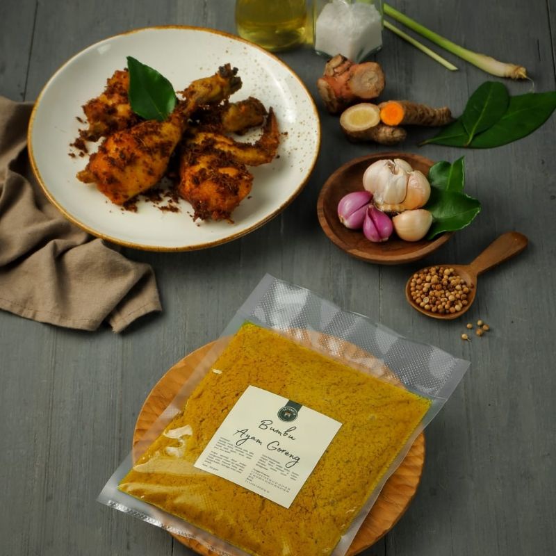 

SATUMEJA - Bumbu Ungkep Ayam Goreng Non MSG / Ayam Bumbu Kuning Dapur Masak Instan