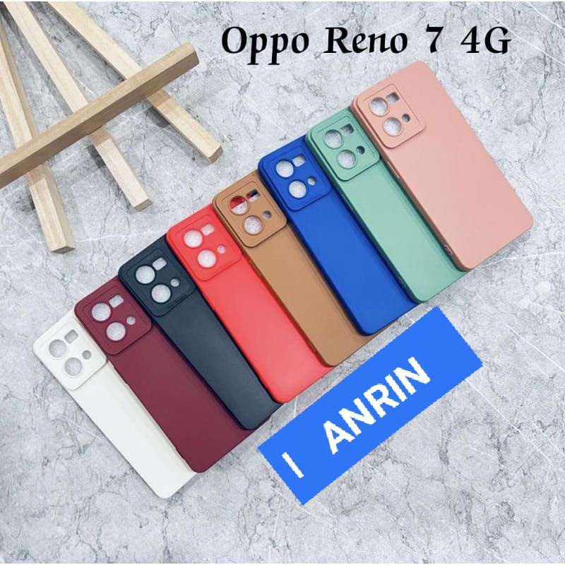 OPPO RENO 7 4G CASE PRO CAMERA MACARON CASING SOFTCASE SILIKON