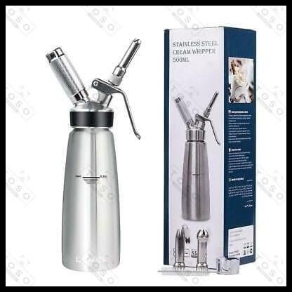 

Whip Cream Whipper Dispenser Full Stainless 500Ml Whipping Cream Steel