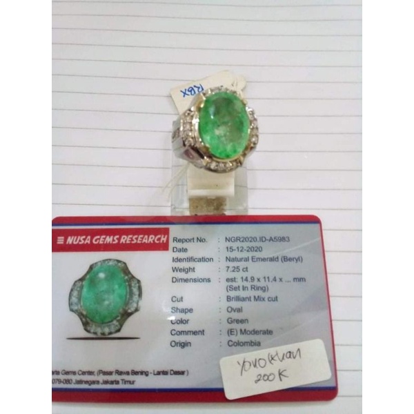 NATURAL EMERALD BERYL
