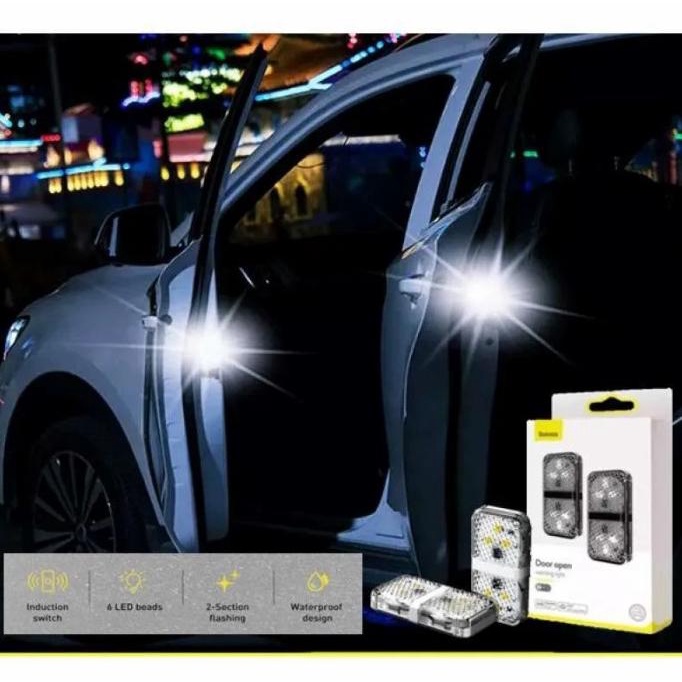 Baseus Safety Car Door Open Warning Light Penerang Pintu Mobil platinumcp90 Berkualitas