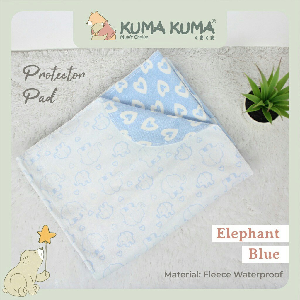 Kuma Kuma Protector PAD / PERLAK IMPORT / PERLAK 90x70cm / Smoothy Waterproof Pad / Perlak Kain Anti Air