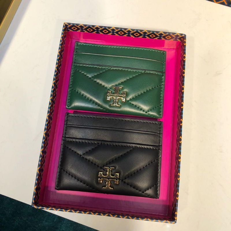 TORY BURCH Kira Chevron Card Case holder dompet kartu original authentic asli