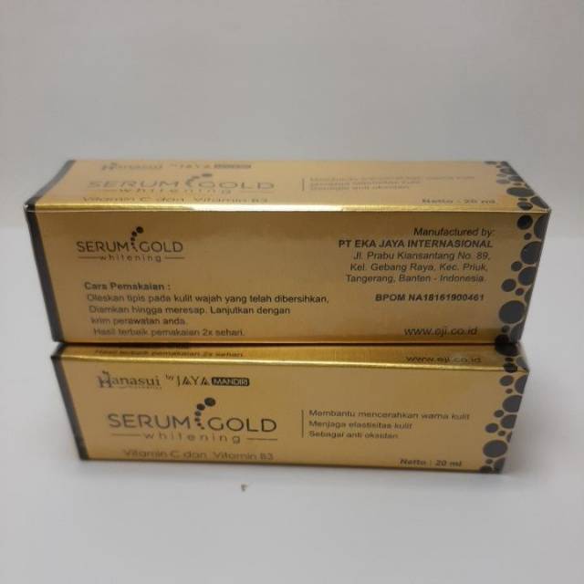 SERUM HANASUI WHITENING GOLD BPOM