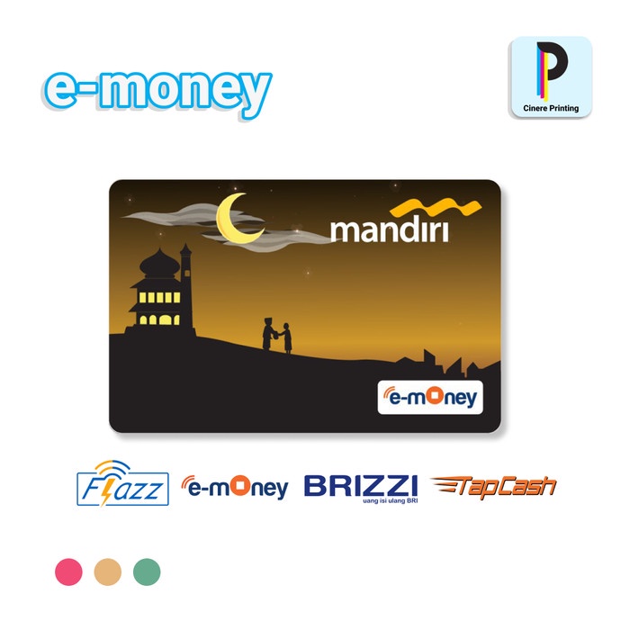 Cetak kartu E-Money / E-Toll / Flash Custom  1 SISI & 2 SISI