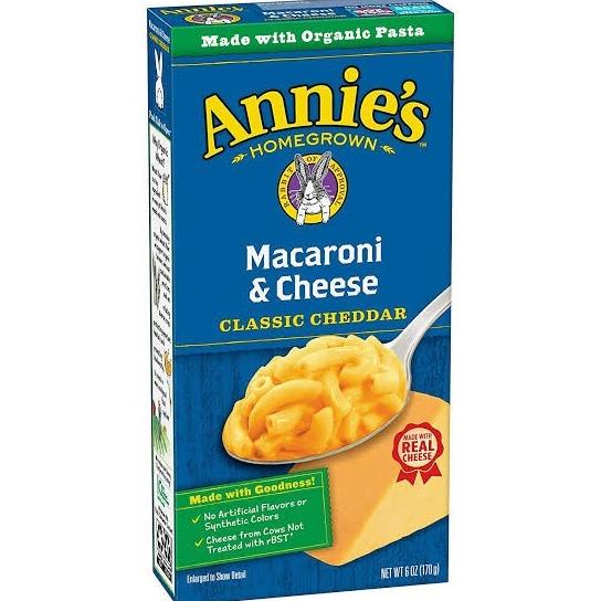 

annie's macaroni & cheese classic cheddar 170gr