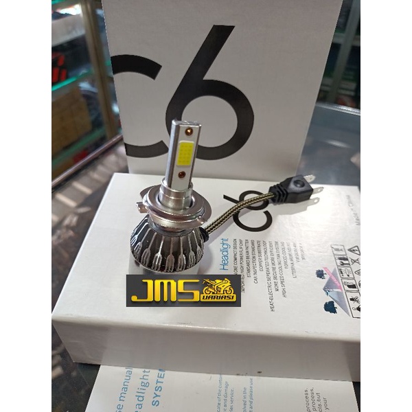 lampu depan led/bohlam depan led tipe h7 grade a C6 ninja 250 fi ninja 250 karbu R25