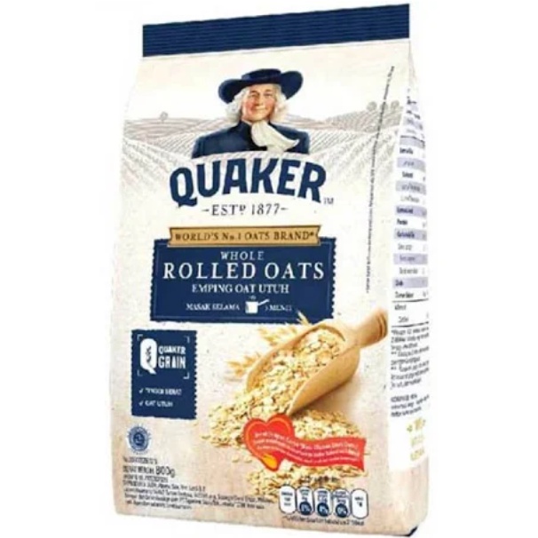 

Quaker Whole Rolled Oats 800 g