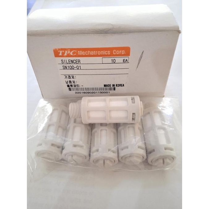 

SILENCER PLASTIK TPC PNEUMATIC UK. 1/8'' SN100-01 -.