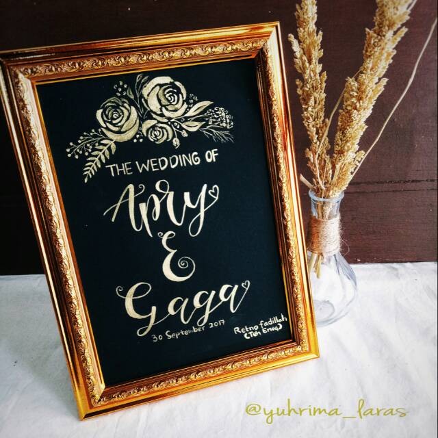 Wedding Decor Watercolor / Wall Decor