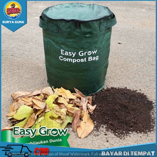 Jual Compost Bag Kantong Daur Ulang Sampah Organik Ukuran 50 Liter ASLI ...