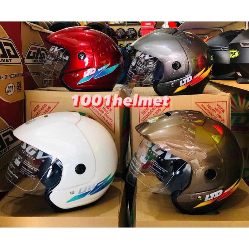 HELM LTD SPORT 100%ORIGINAL IMPORT MALAYSIA KC PUTIH