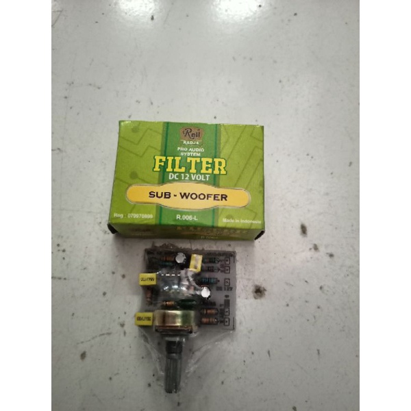 Kit Filter Subwoofer 12 Volt by Rell