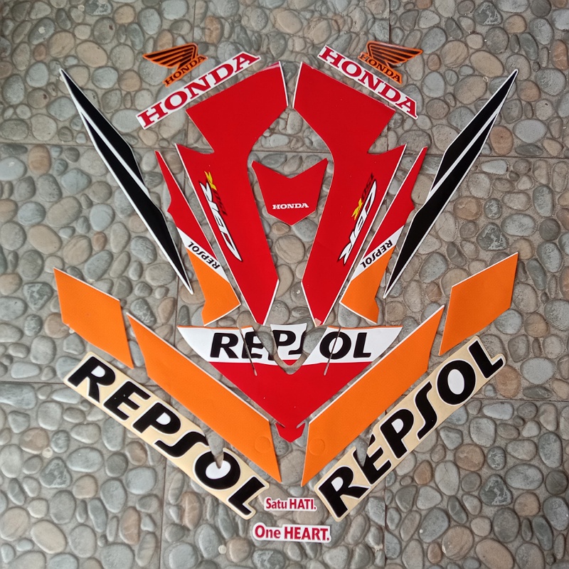 Stiker striping Motor Honda Cbr repsol 150r 2019