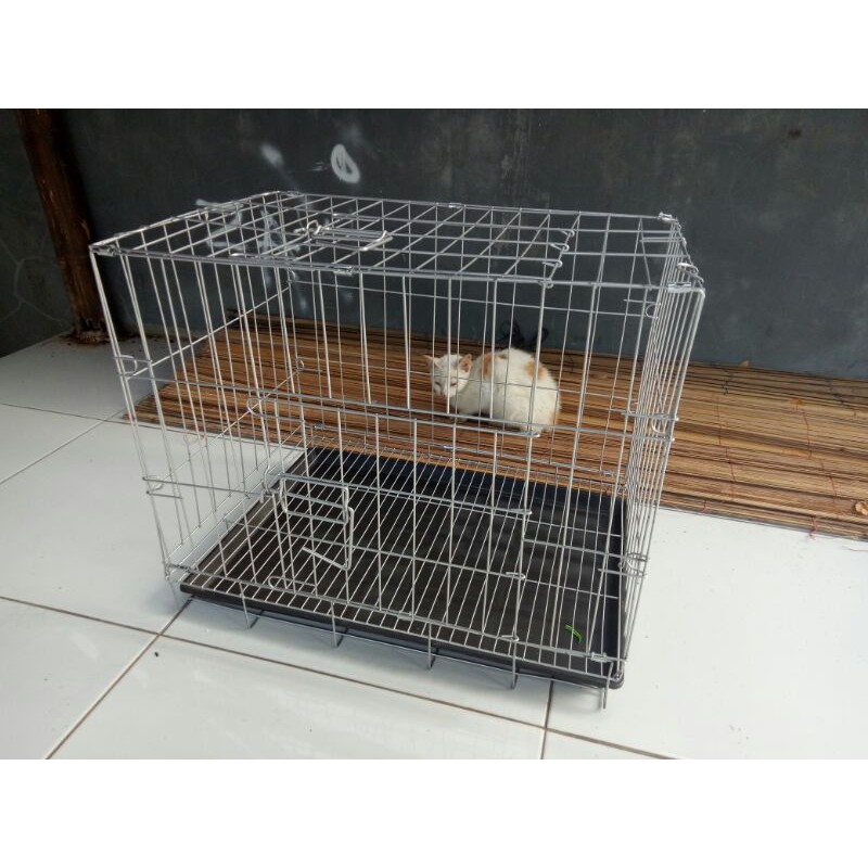 kandang kelinci kandang musang kandang kucing kandang anjing-silver