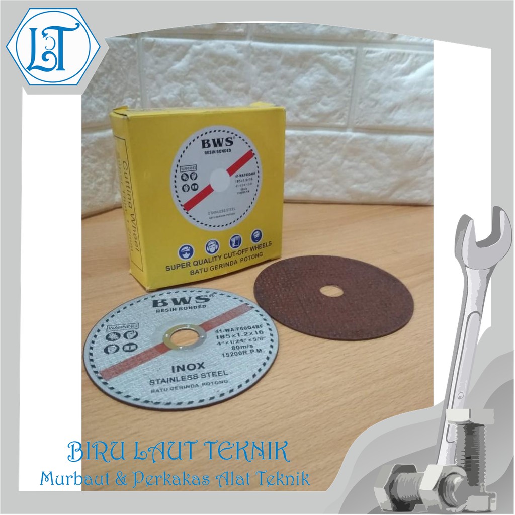 Alat Teknik Resibon cutting gerinda kating slepan potong besi 4" harga 1pcs Diskon