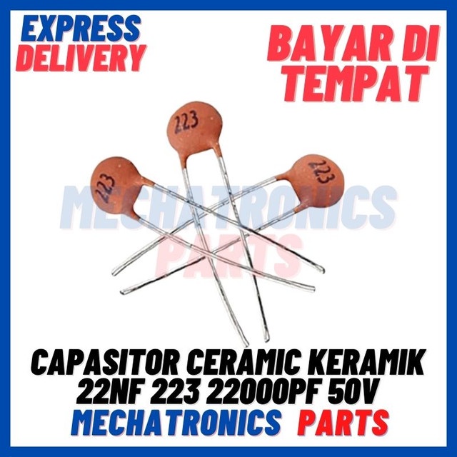 [PAS-9755] CAPASITOR CERAMIC KERAMIK 22NF 223 22000PF 50V