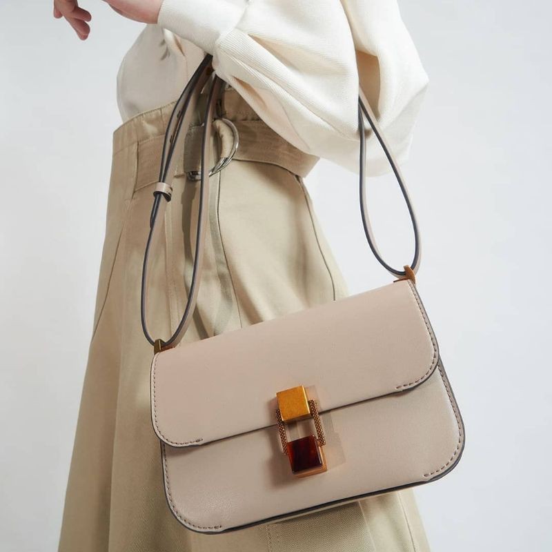 3.3 SALE | CK Stone-Embellished Crossbody Bag