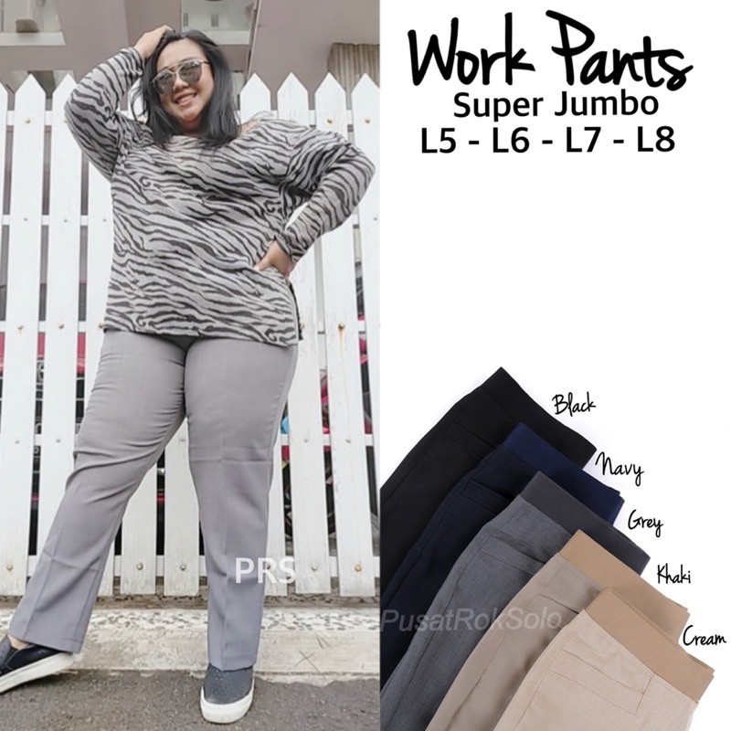  WORK  PANTS  SUPER JUMBO SIZE L8 L7 L6 L5 L4 L3 CELANA 