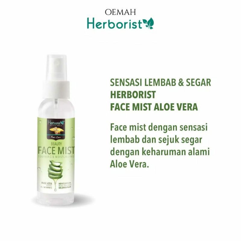HERBORIST Beauty Face Mist Aloe Vera 100 ML | Facial Spray