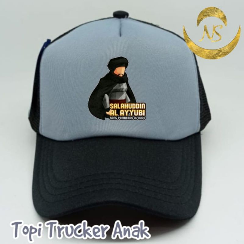 Topi Trucker Anak Laki Laki Cowok Karakter Muslim