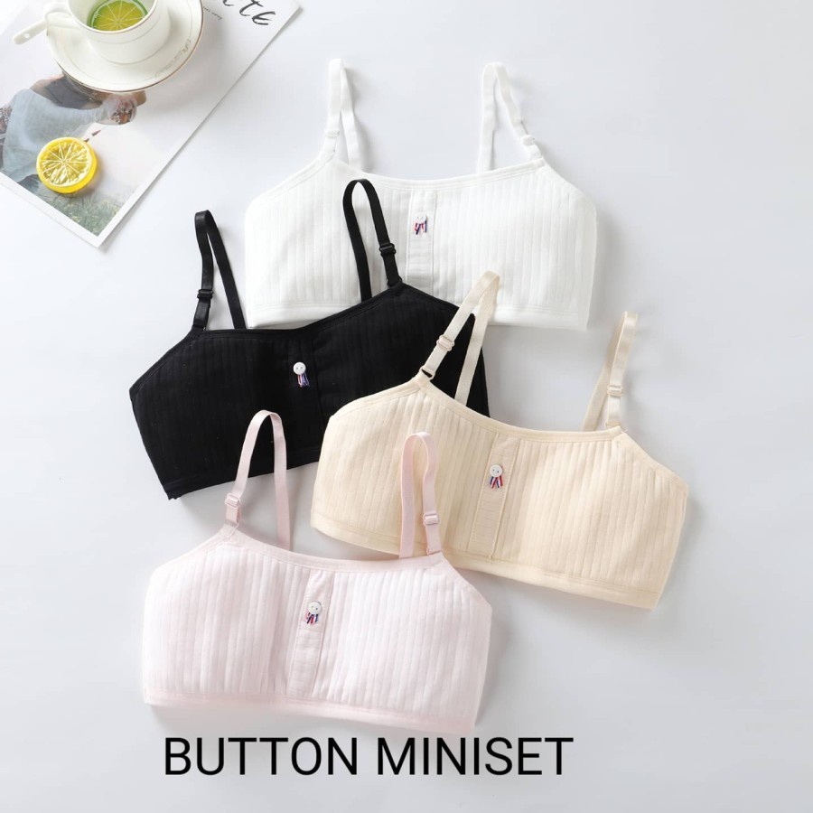 BUTTON MINISET ANAK REMAJA SD SMP SPORT BRA KOREA IMPOR NOT SOREX