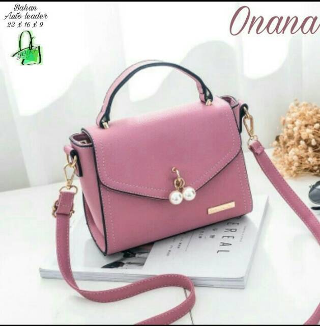 RULLY68_ Tas Selempang Mutiara Slingbag Remaja Kekinian Tas Wanita