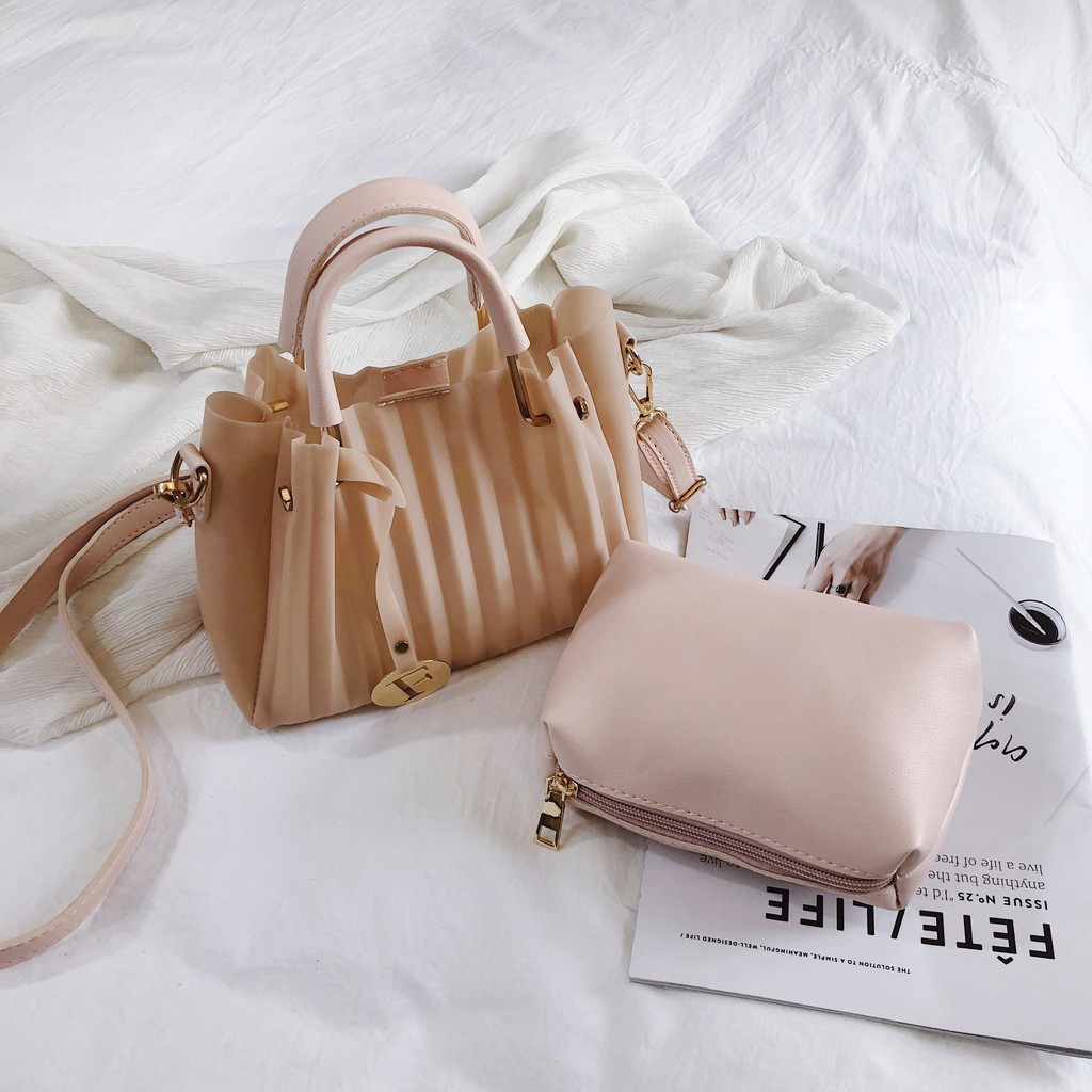 201190 Handbag Cewek Tas Selempang Wanita Import 2 in 1 Sling Bag Jelly Cewe Impor (1 KG MUAT 3) GT1413 BQ2528 BTH05741 LT1545 EL310 CR7163