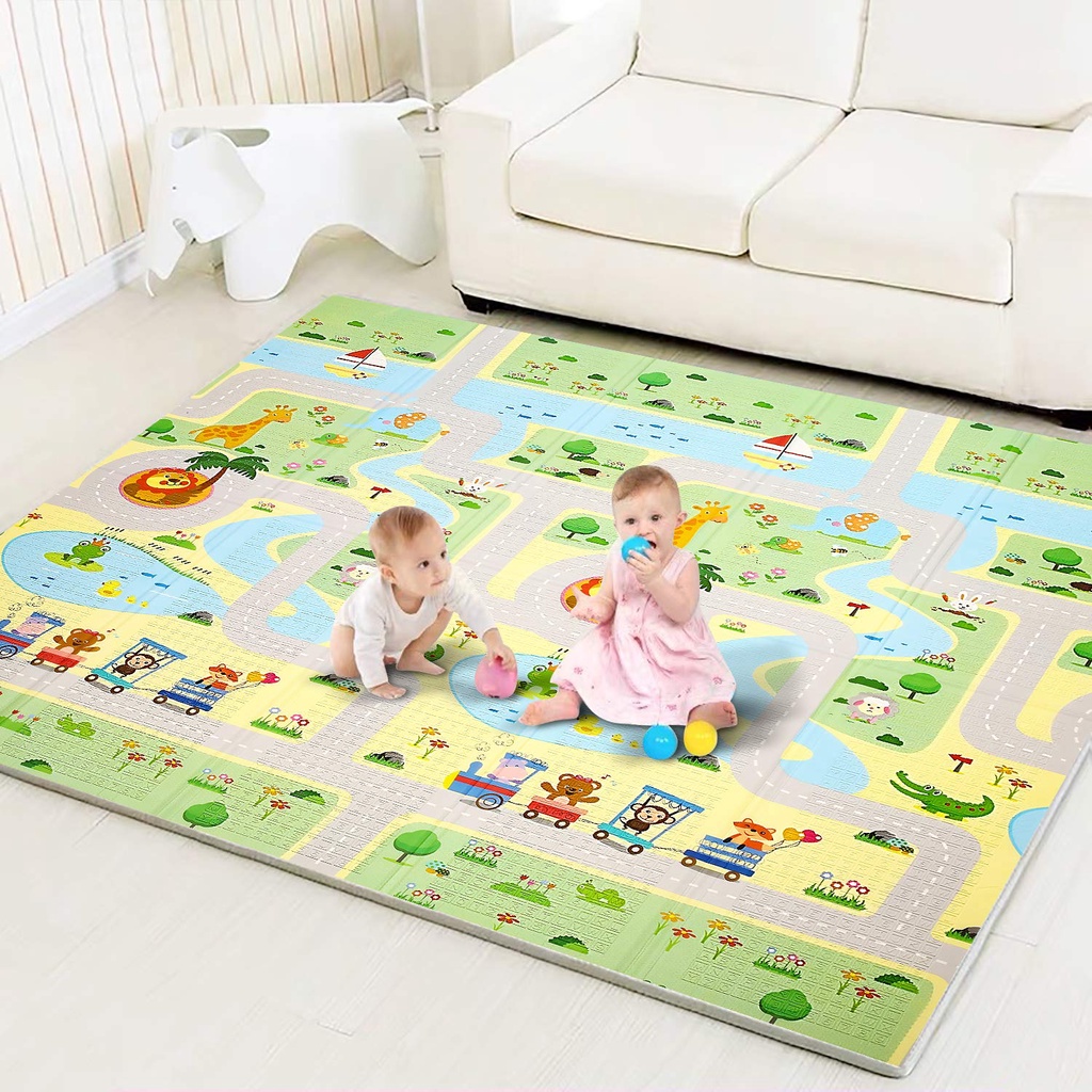 Karpet Lipat Playmat Bayi Karpet Matras MOTIF BULAK BALIK TANPA TAS Playmat Foam Lipat Playmat Matras Empuk Aman Buat Bayi TANPA TAS Motif Bolak Balik Tikar Karpet Alas Bermain Anak Matras Huruf Karpet Anak Matras Bermain Tikar Piknik