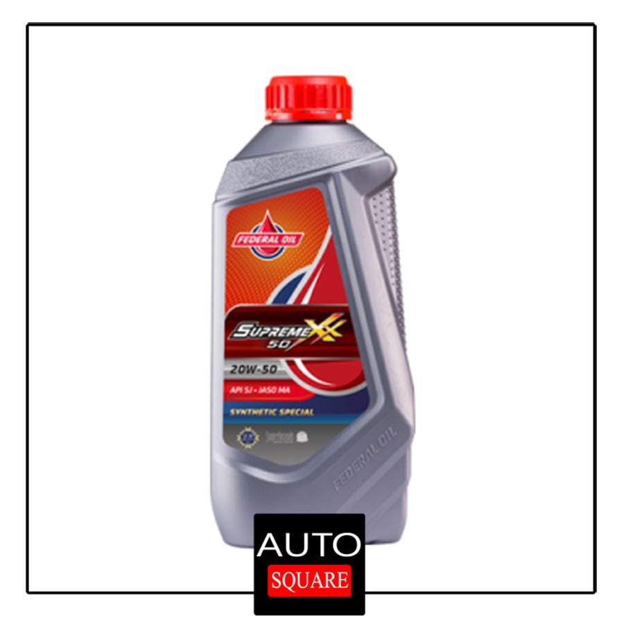 (NEW) Federal Supreme XX 50 0.8L Oli Motor Bebek