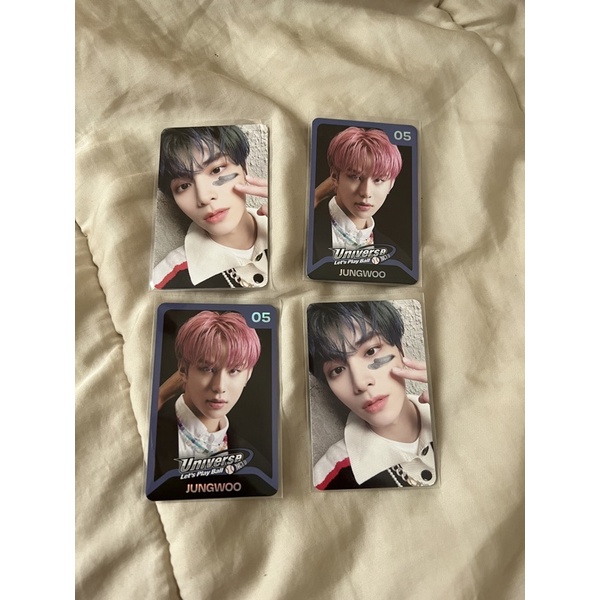 NCT U - Xiaojun Jungwoo Trading Card Universe Let's Play Ball Set