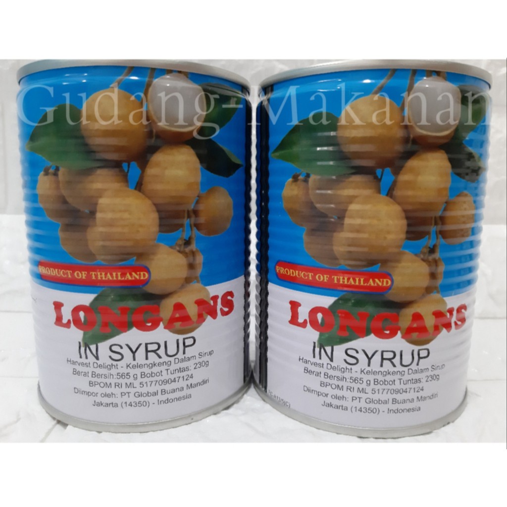 Longan Kaleng / Longans in syrup 565 gr (Kartonan isi 12 kaleng)