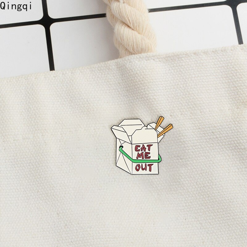 Bros Pin Enamel Desain Kartun Makanan Cina Untuk Pria Dan Wanita