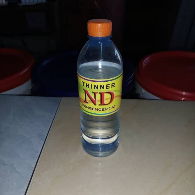 

Thinner ND Botolan Botol Plastik - Untuk Pengencer Cat / Pembersih Lem