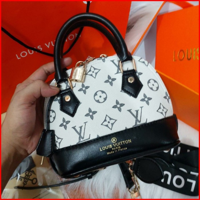 

(TERLARIS) PROMO FREE BOX & PAPERBAG / ALMA MINI SUPER 2 TALI STRAP FREE GEMBOK +