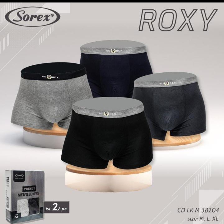 cd celana dalam pria boxer casual sorex men 38204 soft cotton