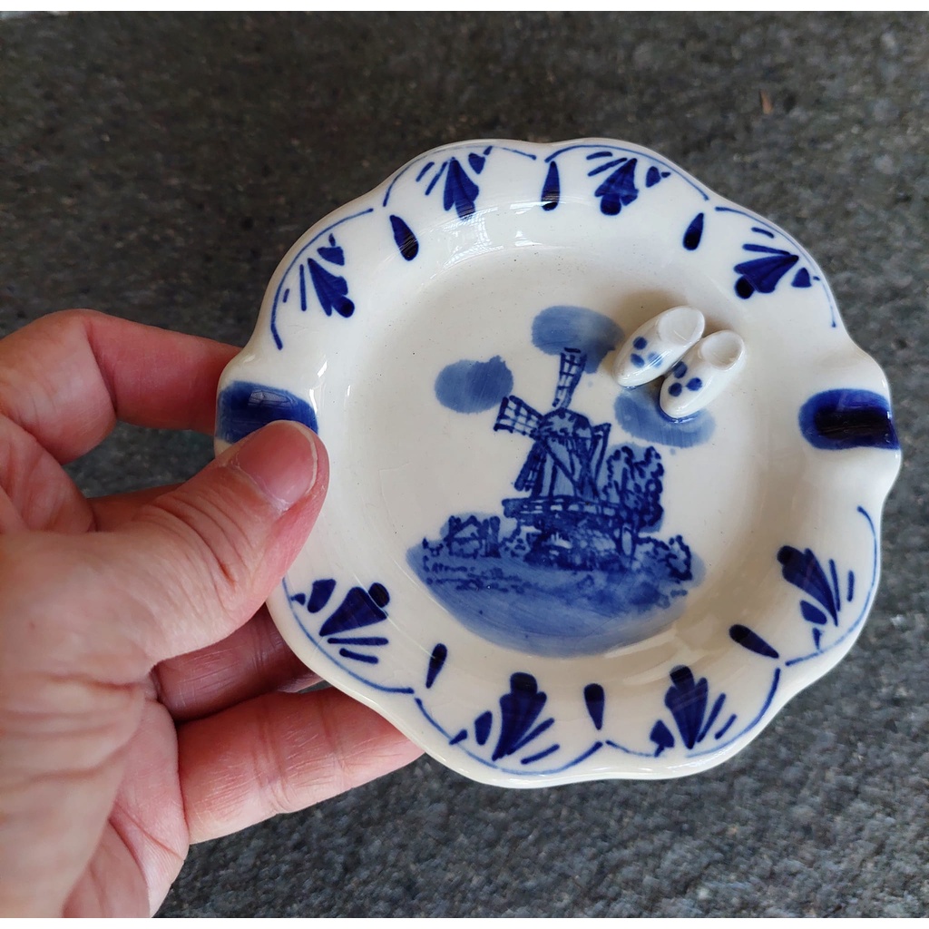 asbak delft keramik holland nos