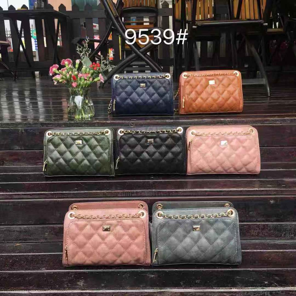 #9539 Tas tangan selempang wanita Teresia hand sling bag cewe import kualitas premium gambar REAL