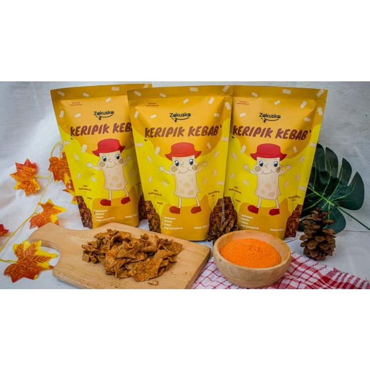 

Paket Bundle 5 Pcs Keripik Kebab/Tortilla Zakuska 150 g