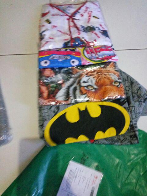 Piyama Katun Anak Laki Laki 2 bln 10 thn Superhero 