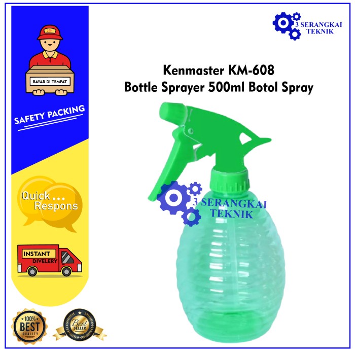 Kenmaster KM-608 Bottle Sprayer 500ml Botol Spray