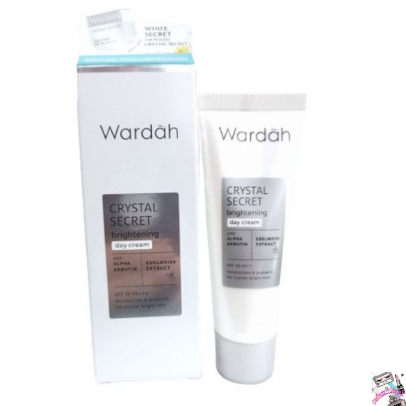 ☃Cutezz_Ching1☃Wardah Crystal Secret Brightening Day Cream/Night Cream