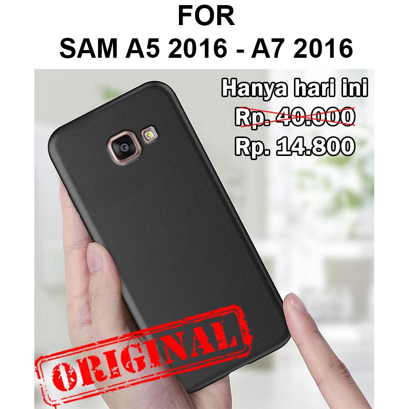 TPU case Samsung A5 A7 2016 A510 A710 softcase casing hp cover silikon matte