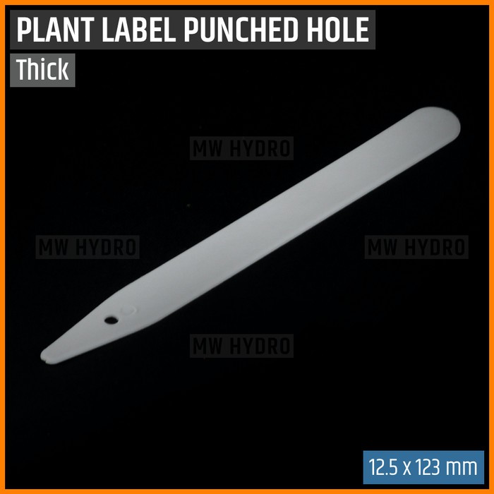 

Label Tanaman / Plant Label / Tag, Tebal / Thick with Hole, 1.25x12 cm