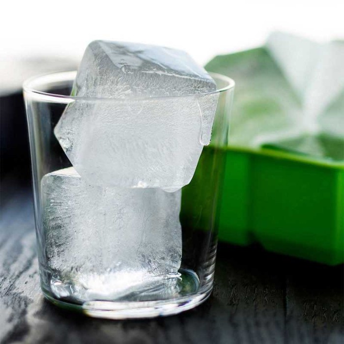 Sale Cetakan Es Batu Kotak 3.5 Cm Hitam Silicone Ice Cube Mold Pudding
