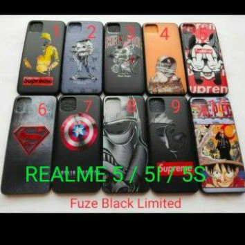 REALME 5i / REALME 5 / REALME 5S softcase gambar / silikon / karet